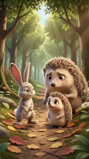 Saving the Baby Hedgehog: A Story of Friendship 🦔❤️ #Shorts #Heartwarming
