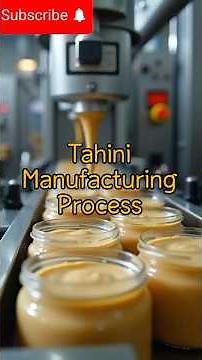 How Tahini Is Made Inside the Factory 🏭 | From Sesame Seeds to Creamy Perfection
