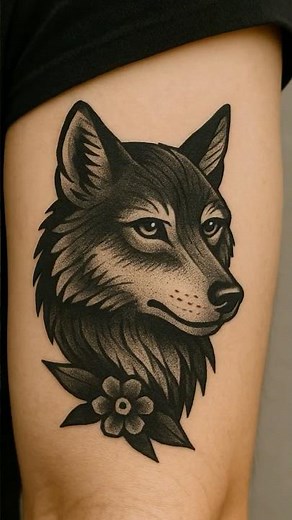 One Tattoo, Many Styles — Wolf