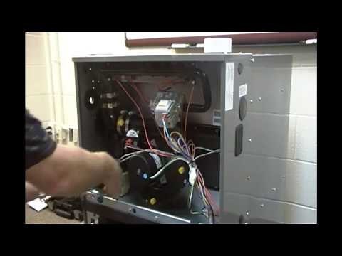 Ruud 90%+ Gas Furnace - Typical Upflow Setup