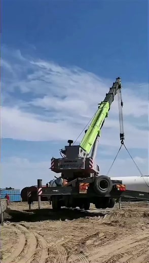 Crane Truck in Action: Unmatched Construction Machinery