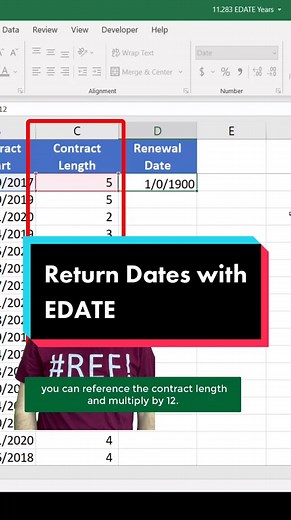 Simplify Excel Date Management with EDATE Function