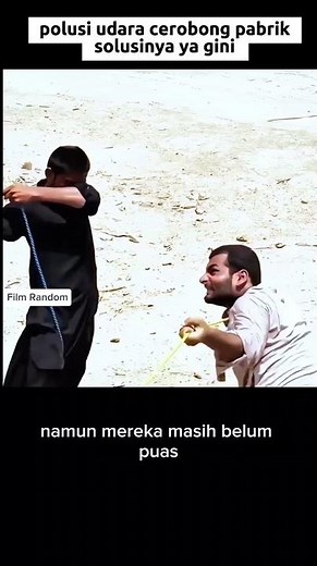 polusi udara cerobong pabrik solusinya ya gini.. fr87.. #film #filmrandom
