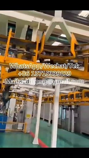 Electrostatic spray line with automatic high-temp powder painting and secondary whirlwind recovery s