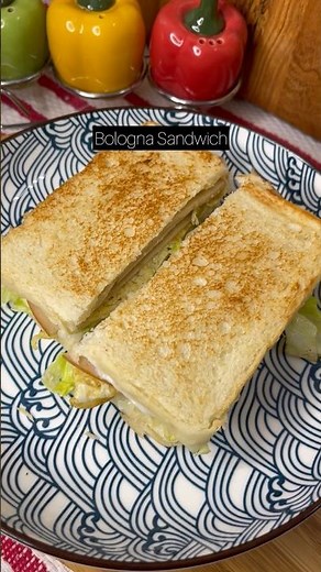 Classic Bologna Sandwich| Easy Breakfast Idea