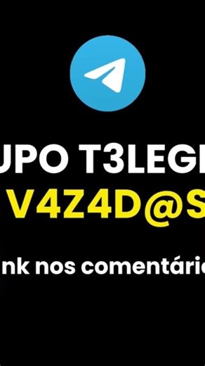 GRUPO DE VAZADOS NO TELEGRAM (LINK NOS COMENTÁRIOS) #shorts #telegram #vazados_telegram