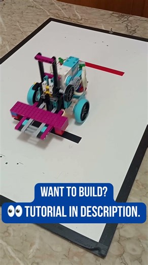 LEGO SPIKE Prime Moves Pallets Completely Alone 🤖 #legorobot #spikeprime #shorts
