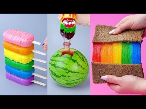 Tantangan Air Mancur Saus Coklat | Permen & Snack dengan Coklat Lapis | Easy Cake Decorating Recipe