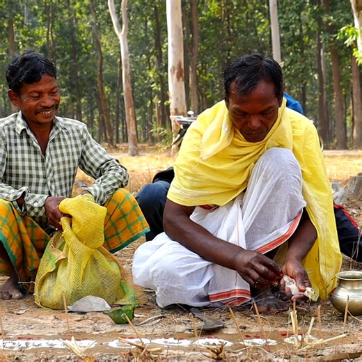 234K views · 3K reactions | Indian Santali Tribal People Sohrai Puja Festival | Cooking Baby Chicken Hotchpotch | Badna Parab Puja | Indian tribe food | Facebook