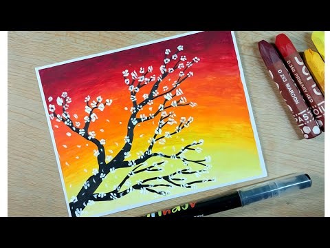 How To Draw A Scenery Drawing🥰| Easy Scenery Drawing Tutorial..🎨