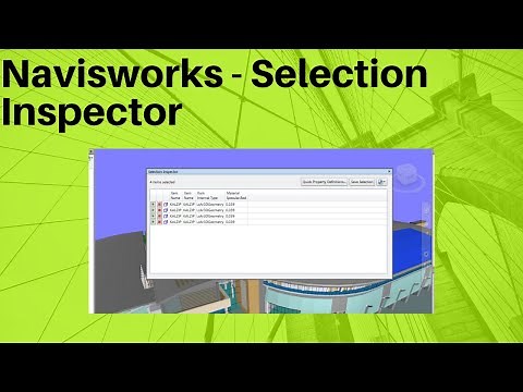 Navisworks | Selection Inspector | Coordination