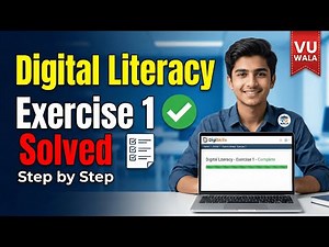 How to Solve DigiSkills Digital Literacy Exercise 1 | Complete Step by Step Solution
