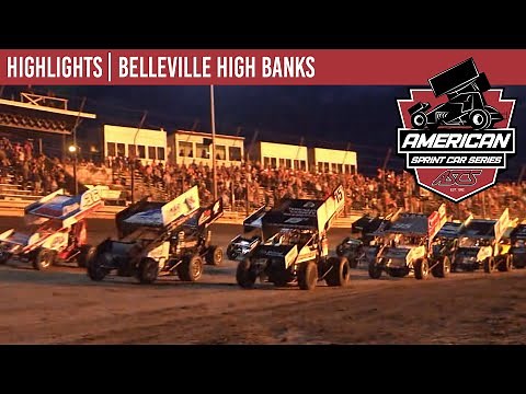 ASCS | American Sprint Car National Series | Belleville High Banks | July 4, 2025 | HIGHLIGHTS