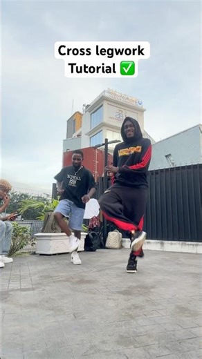 I was so tired when doing the cross legwork Tutorial✅! #dance #shorts #teammotso