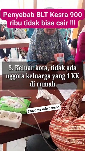 576K views · 2.5K reactions | Penyebab BLT Kesra 900 ribu tidak bisa cair !!! @penggemar berat #pkh #bpnt #kks #pos #reel #reels #blt #infobansos #pkhcair #infopkh #bpntcair #sembakocair #pkhtahap2 #pkhtahap3 #pkhtahun2025 #kapanpkhcair #infopkhcair #semuaorang #bpnt2025 #kks #pkhhariini #sembako #infobansosterbaru #bpntcair #DTSEN #cekbansos⁵ #kemensos #bansos #pip #pipcair | Update Info Bansos | Facebook
