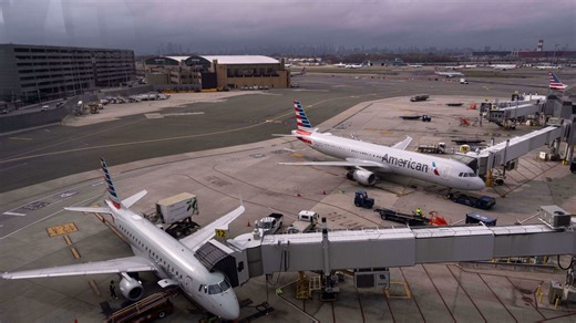 Check your flight status at the local airports
