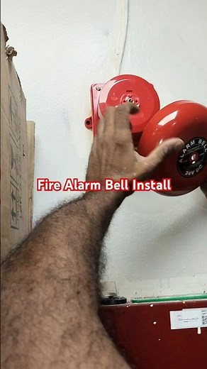 how to fire alarm bell install #youtube #firesafety #fire
