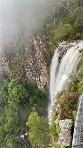 Insane Waterfall Drop | Most Amazing Waterfall View Ever | Epic Waterfall Shot