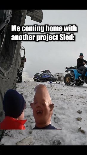 When you DEFINITELY don’t need another project... 😂 😂 #snowmobile #sled #polaris