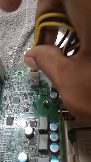 desktop motherboard install display connector ! desktop motherboard 4pin connector install #shorts