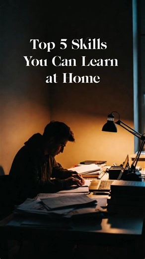 Top 5 skills to learn at home 💪🏡#motivation #viral #youtube #instagram