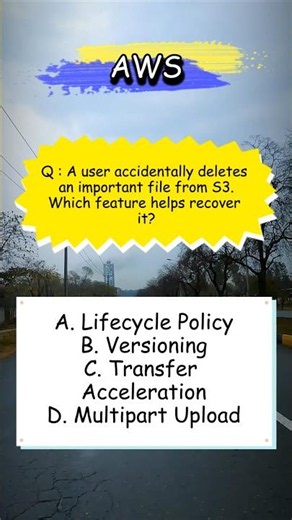 AWS S3 Interview Question | Accidentally Deleted an S3 File? Here's How to Recover It!