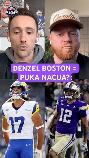 Denzel Boston = Puka Nacua? #nfldraft