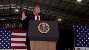 Trump tests midterm election themes at Michigan rally