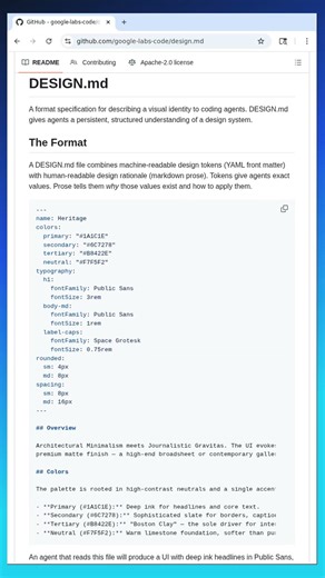 Give Your Coding Agents a Design System with DESIGN.md