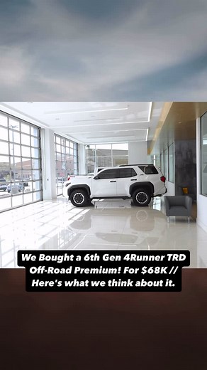 4Runner Lifestyle on Instagram: "Our newest YouTube Video is live where we take you with us on a spontaneous trip to Vegas to pick up our brand new TRD Off-Road Premium 6th Gen 4Runner."