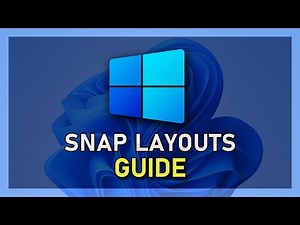 Windows 11 - How To Enable & Disable Snap Layouts