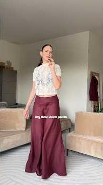 my new linen pants are hereeee