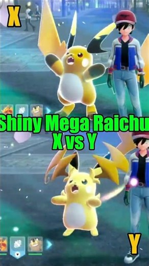 Shiny Mega Raichu X vs Y in Pokémon Legends Z-A! ⚡