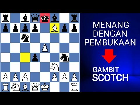 TAKTIK CATUR 3 GAMBIT SCOTCH MEMATIKAN
