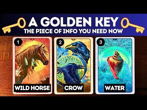 A Golden Key 👉The Piece Of Info You Need Now!⏐TAROT • pick a card