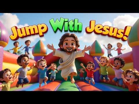 Jump With Jesus! 🏰🎶 Christian Kids Worship Song | Fun Bible Music for Children