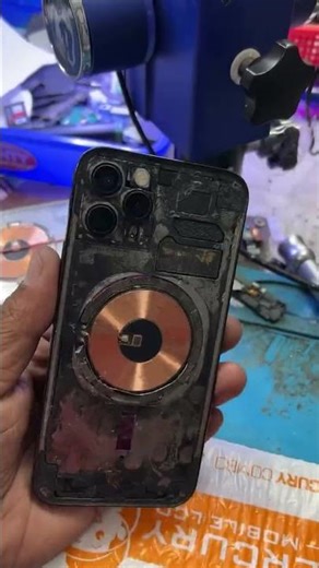 iPhone 12 pro Bag glass change A1 quality 📲#iphone #repair #reels