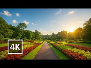 Peradeniya Royal Botanical Garden Walking Tour | 4K | Sri Lanka | 2024