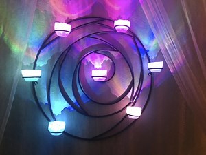 Remote Controlled LED Tea Light Sconce