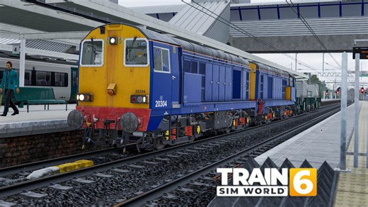 《模拟火车世界6》运输空的核燃料罐车前往邓吉尼斯发电站 - 货运线第五章 | Train Sim World 6