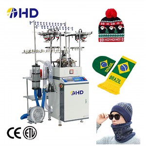 [Hot Item] HD365 Hat and Scarf Knitting Machine Computerized Fully Jacquard Automatic with 9 Inch Cylinder 240 Needles for Making Sports Scarf and Beanie of Circular