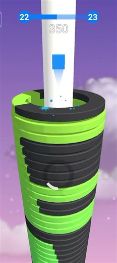 Stack ball level-22 #shortsfeed #gaming #viralvideo #gameplay #shorts #stackball