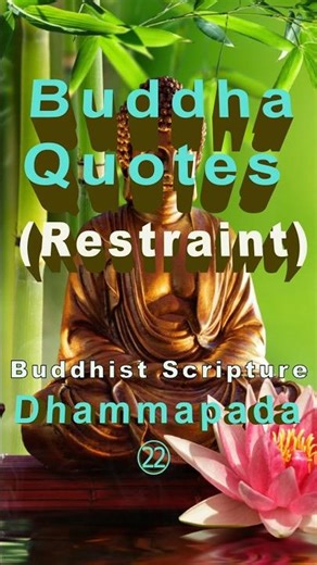 Buddha Quotes（Dhammapada㉒） #shorts #buddha #buddhism
