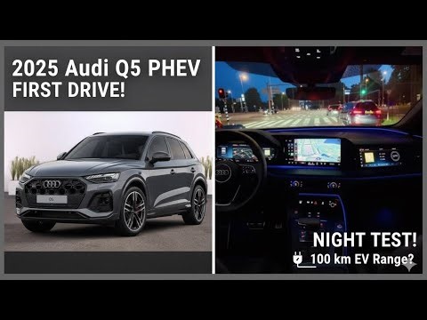 The new Audi Q5 2.0 TFSI PHEV e-Hybride 2025 Quattro | Night Drive