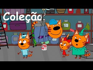 Kid-E-Cats em Portugues | Coleção dos episódios | Desenhos para crianças