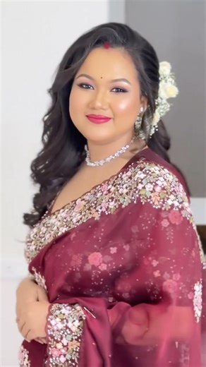 GODHULY SAHA 🧿 on Instagram: "Semibridal makeover for my ex bride @debalina_k di ❤️"