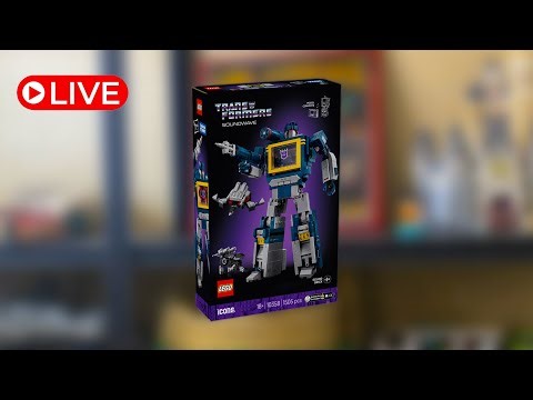LEGO Soundwave LIVE Build!