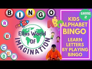 Bingo Game For Kids - Alphabet Edition (Game 2)