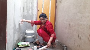 116K views · 1.5K reactions | Desi Aunty Cleaning Vlog Village Woman Daily Routine Work Family Vlog Viral Video | It's Reels world | Facebook