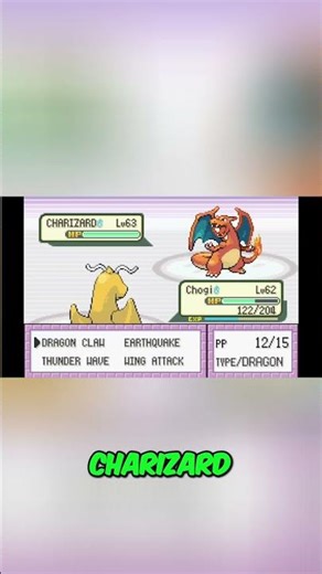 Epic Pokémon Battle: Charizard's Thunder & Dragon Claw Domination! #shorts